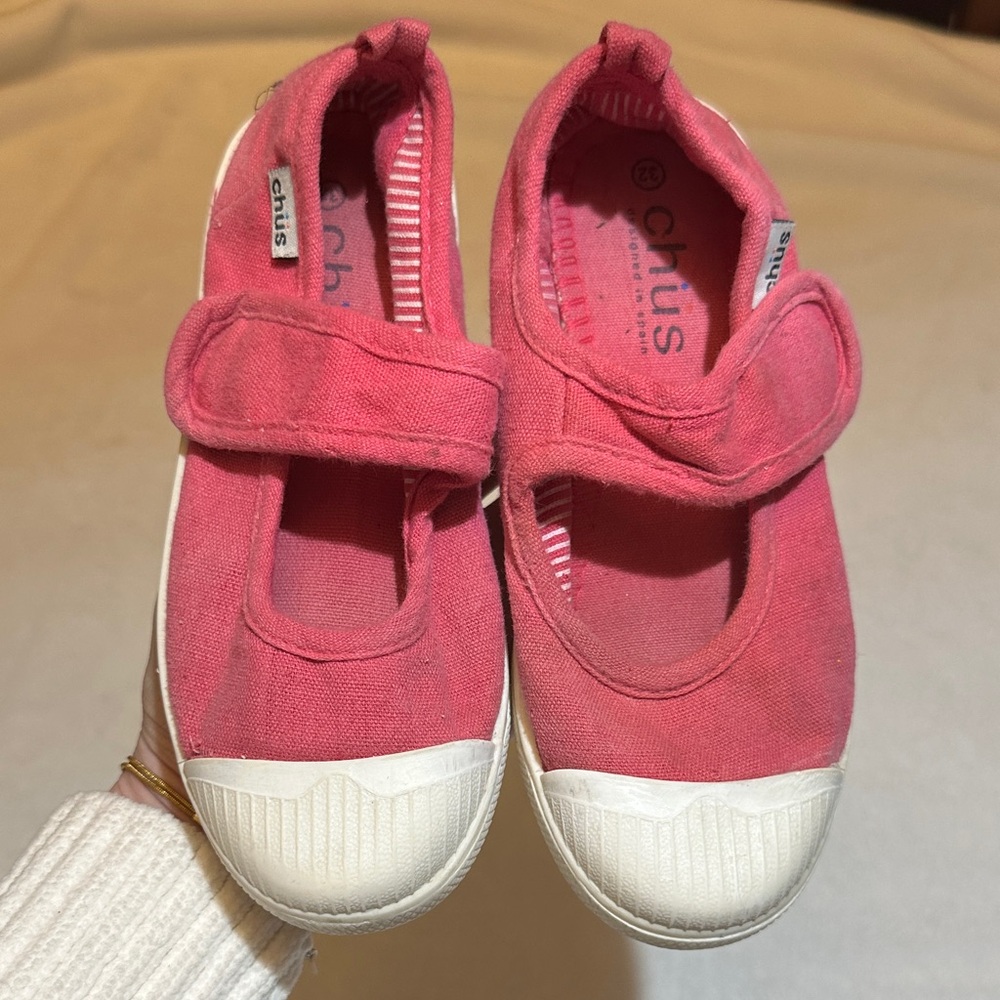 Chus hot Pink mary Jane style Shoes 32/13.5